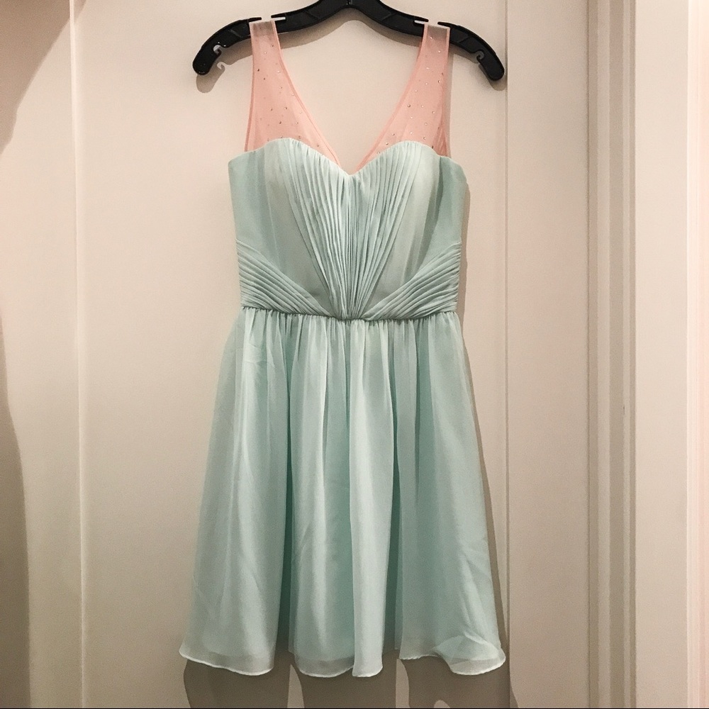 Erin Fetherston Mint Chiffon Dress